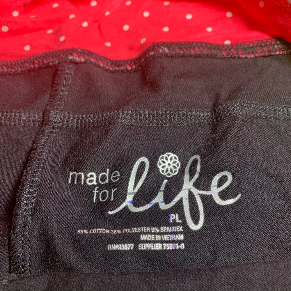 2 Made for life Capri Leggings PL NWOT - Picture 5 of 9